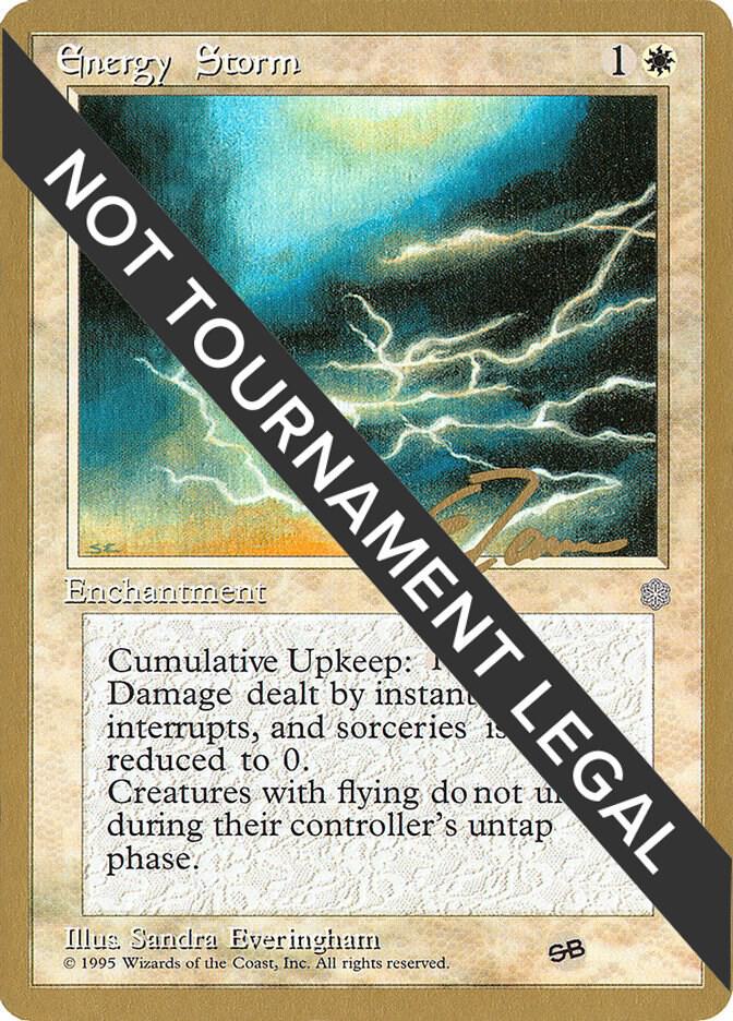 Energy Storm (Eric Tam) (SB) [Pro Tour Collector Set]