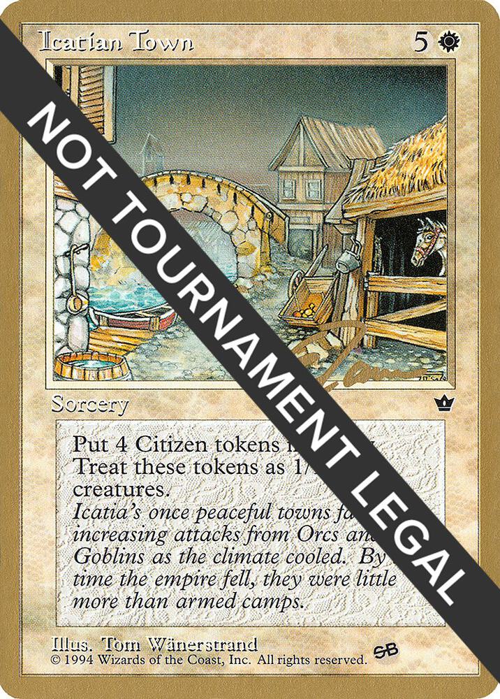 Icatian Town (Eric Tam) (SB) [Pro Tour Collector Set]