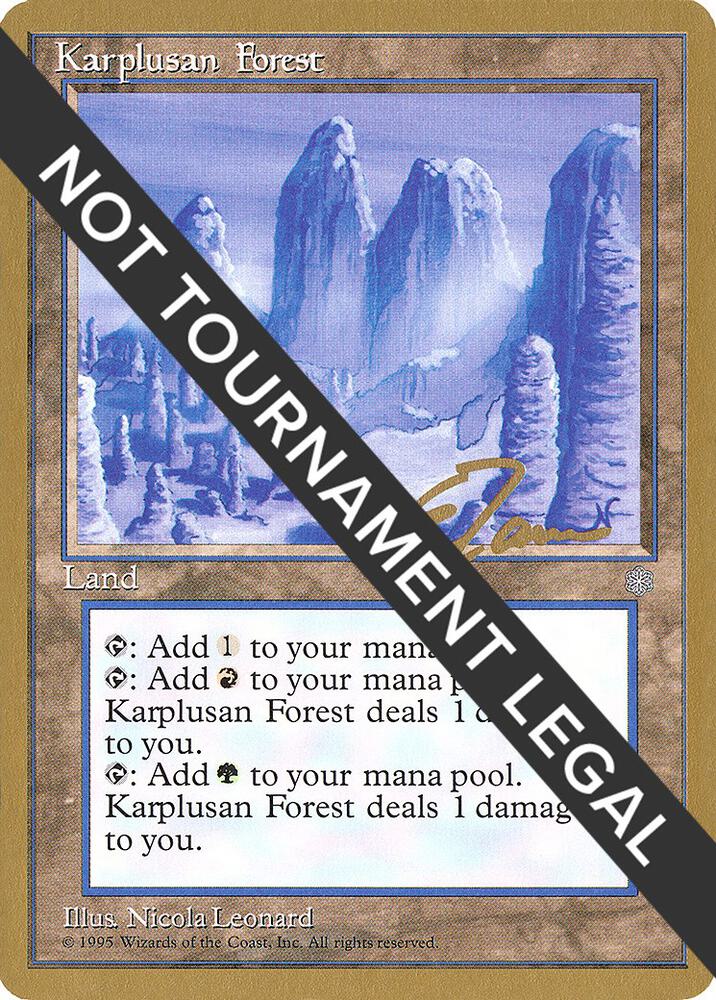 Karplusan Forest (Eric Tam) [Pro Tour Collector Set]