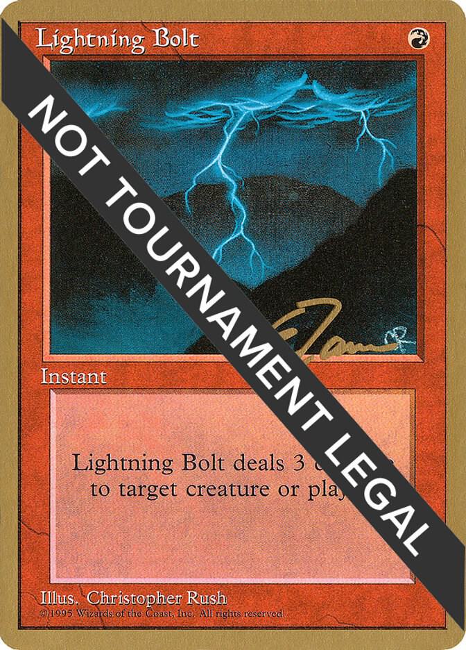 Lightning Bolt (Eric Tam) [Pro Tour Collector Set]
