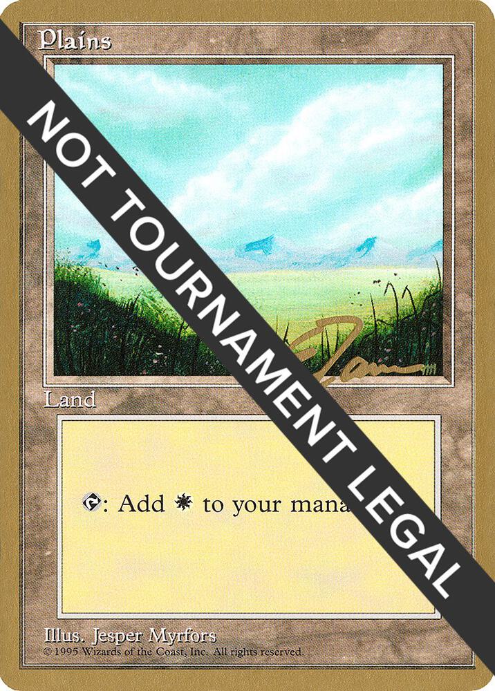 Plains (et366) (Eric Tam) [Pro Tour Collector Set]