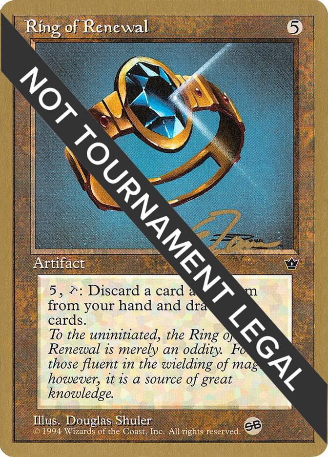 Ring of Renewal (Eric Tam) (SB) [Pro Tour Collector Set]