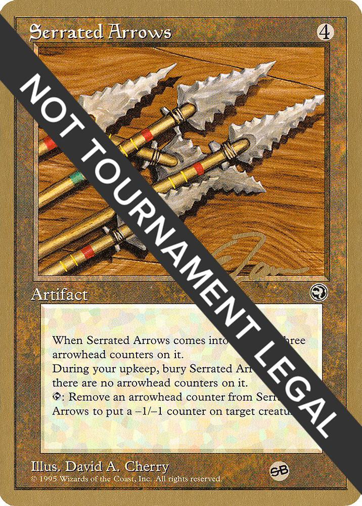 Serrated Arrows (Eric Tam) (SB) [Pro Tour Collector Set]