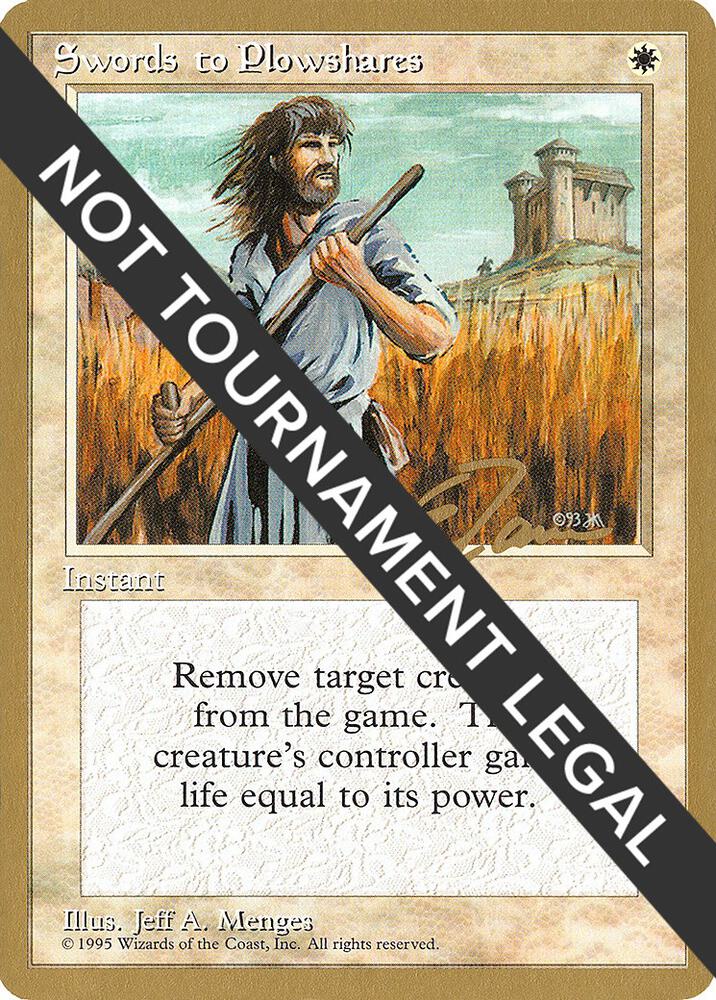 Swords to Plowshares (Eric Tam) [Pro Tour Collector Set]