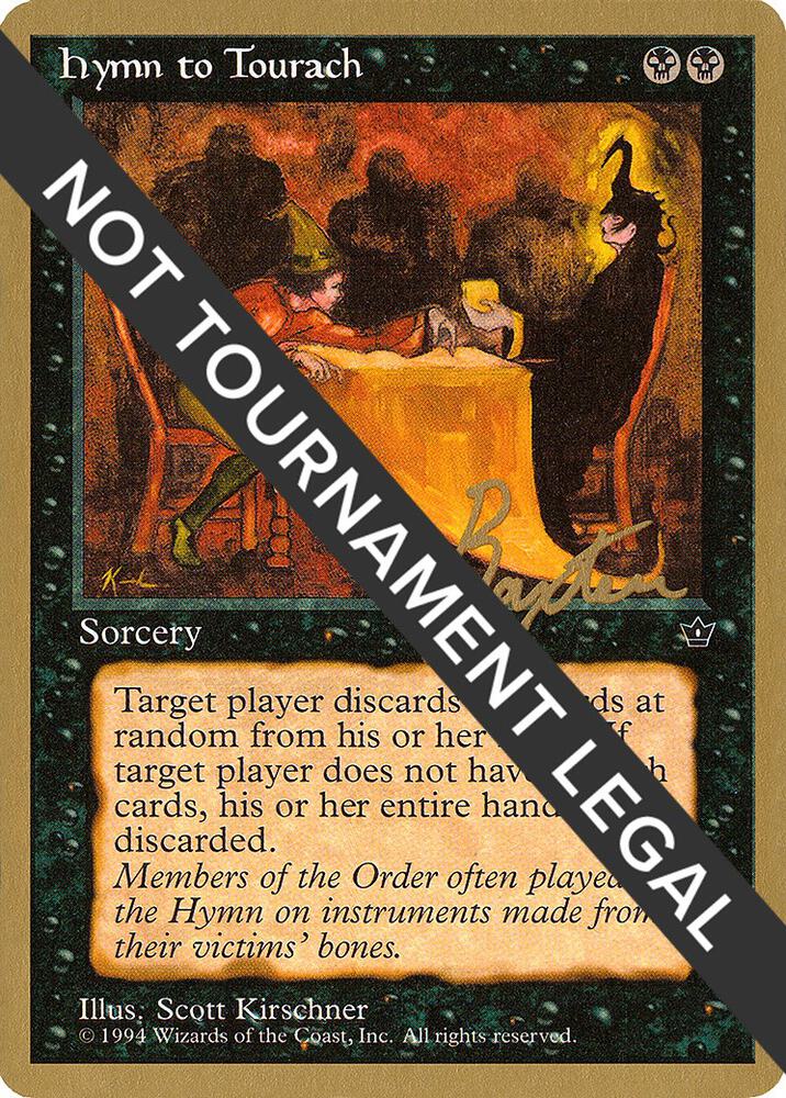 Hymn to Tourach (Table) (George Baxter) [Pro Tour Collector Set]