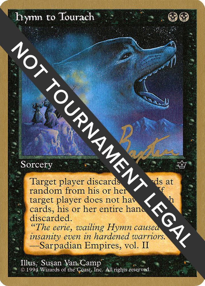 Hymn to Tourach (Wolf) (George Baxter) [Pro Tour Collector Set]