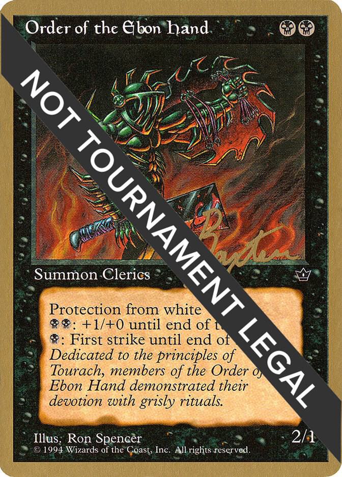Order of the Ebon Hand (Spencer) (George Baxter) [Pro Tour Collector Set]