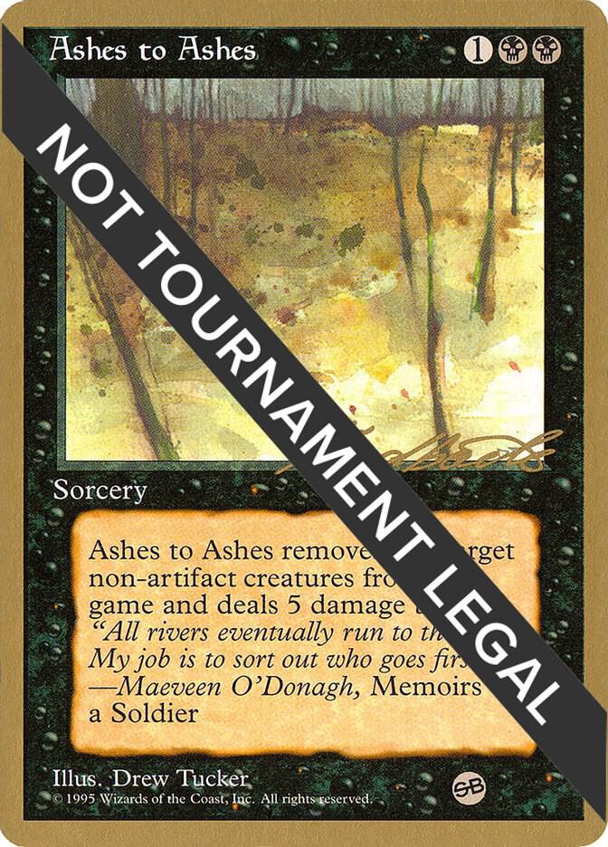 Ashes to Ashes (Leon Lindback) (SB) [Pro Tour Collector Set]