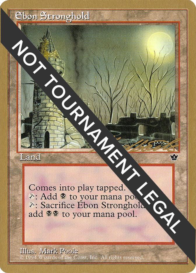 Ebon Stronghold (Leon Lindback) [Pro Tour Collector Set]