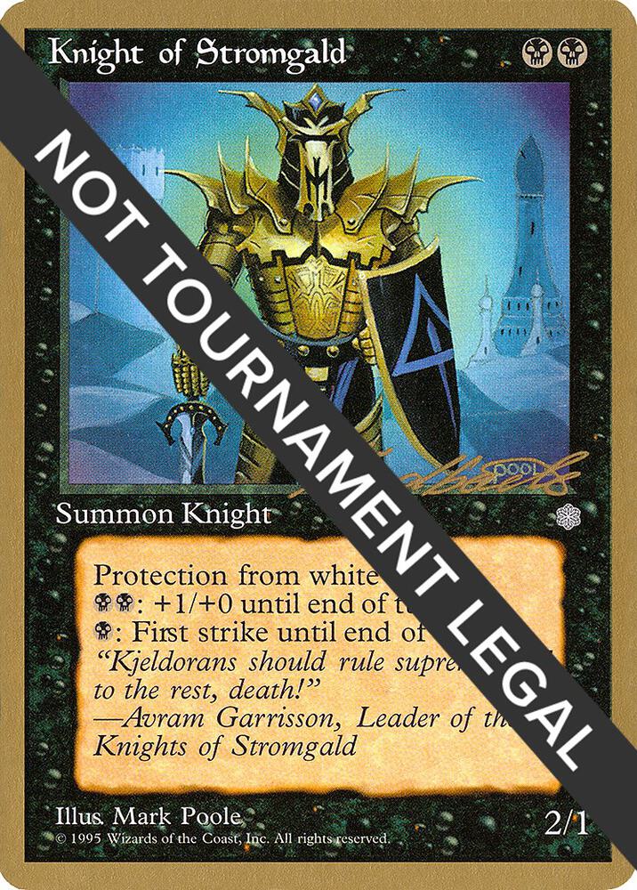 Knight of Stromgald (Leon Lindback) [Pro Tour Collector Set]