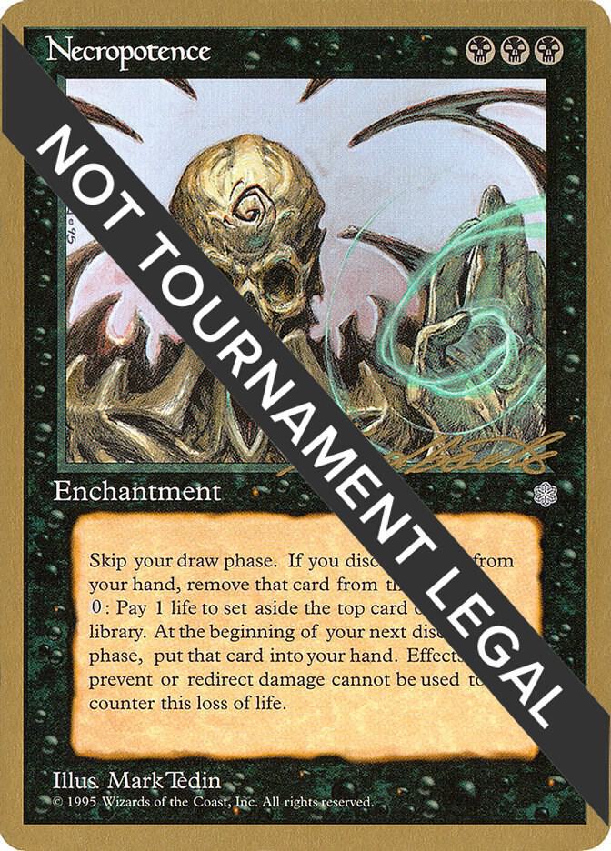 Necropotence (Leon Lindback) [Pro Tour Collector Set]