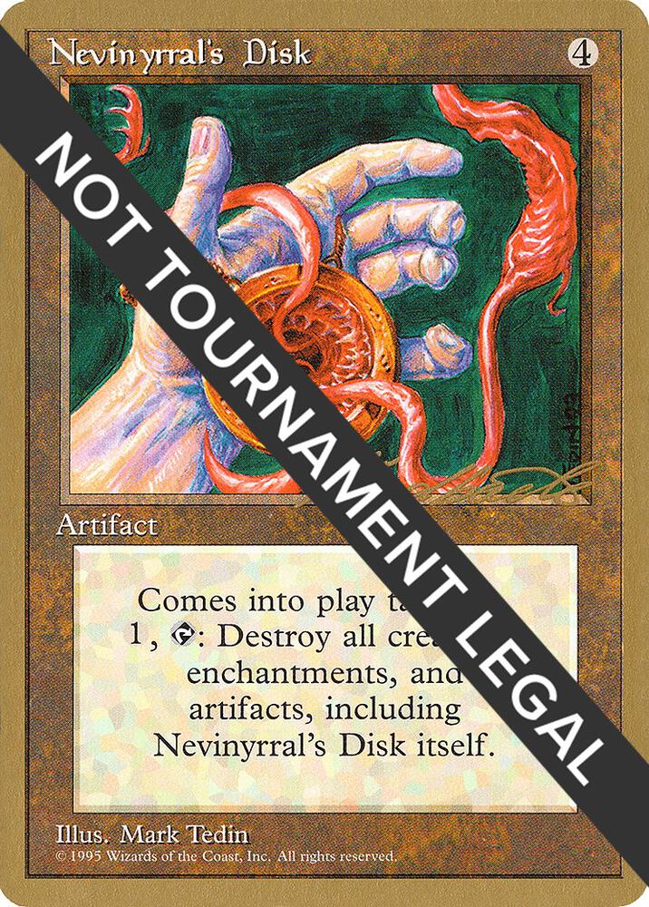 Nevinyrral's Disk (Leon Lindback) [Pro Tour Collector Set]