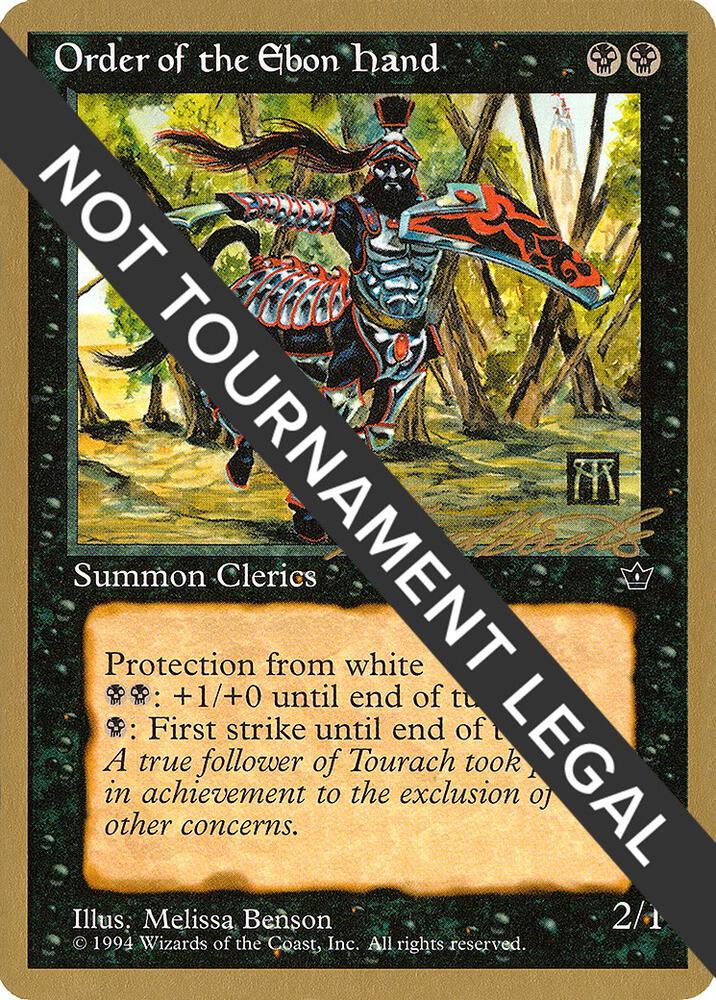 Order of the Ebon Hand (Benson) (Leon Lindback) [Pro Tour Collector Set]