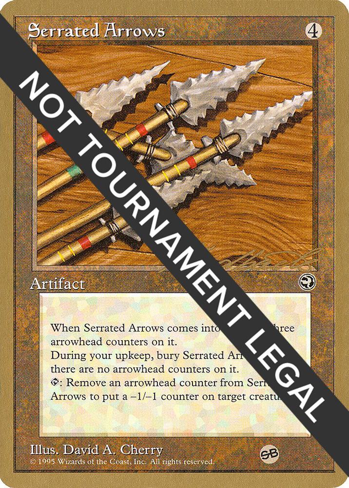 Serrated Arrows (Leon Lindback) (SB) [Pro Tour Collector Set]