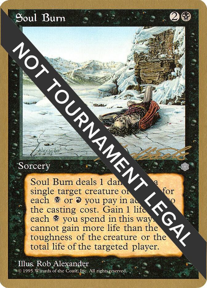Soul Burn (Leon Lindback) [Pro Tour Collector Set]
