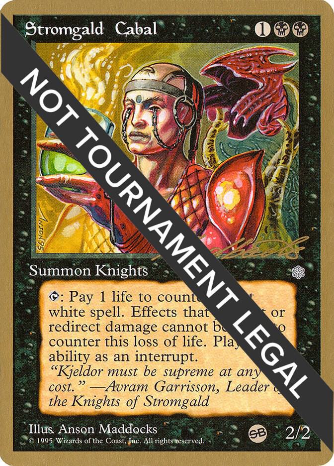 Stromgald Cabal (Leon Lindback) (SB) [Pro Tour Collector Set]