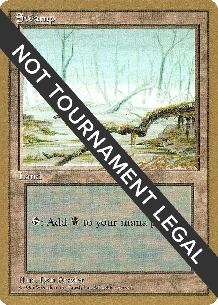 Swamp (ll372) (Leon Lindback) [Pro Tour Collector Set]