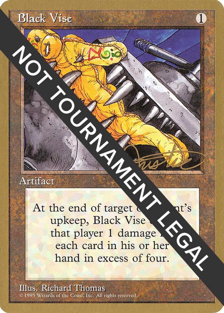 Black Vise (Mark Justice) [Pro Tour Collector Set]