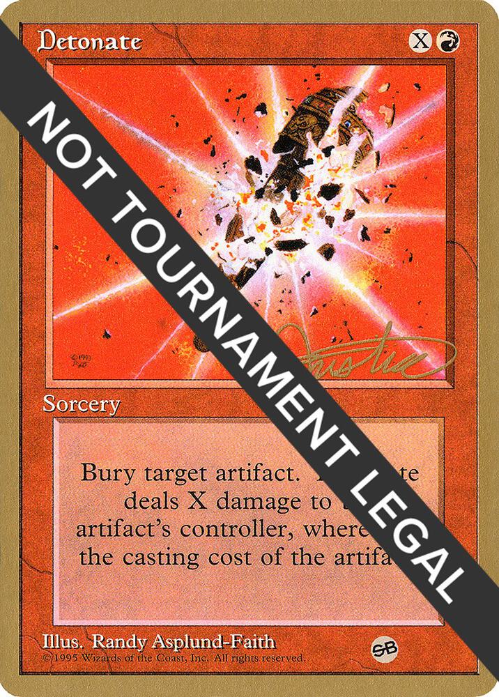 Detonate (Mark Justice) (SB) [Pro Tour Collector Set]