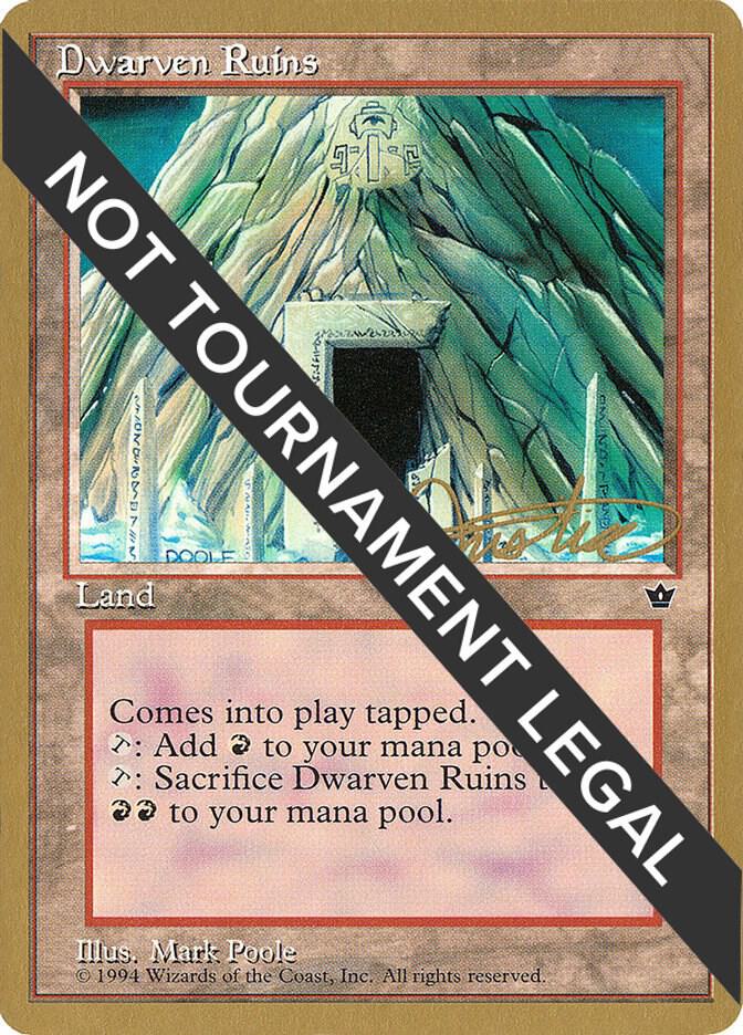 Dwarven Ruins (Mark Justice) [Pro Tour Collector Set]