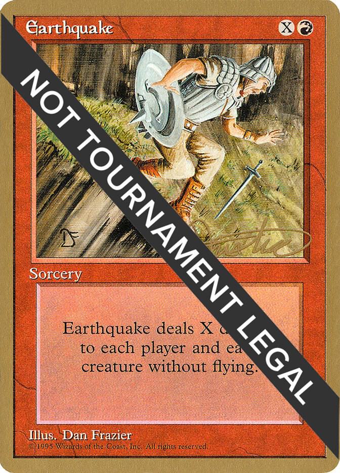 Earthquake (Mark Justice) [Pro Tour Collector Set]