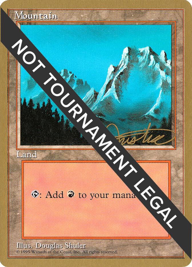 Mountain (mj374) (Mark Justice) [Pro Tour Collector Set]