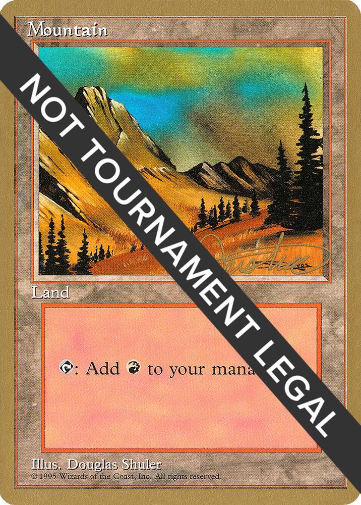 Mountain (mj375) (Mark Justice) [Pro Tour Collector Set]