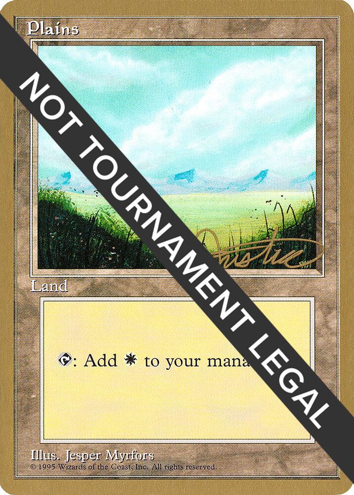 Plains (mj366) (Mark Justice) [Pro Tour Collector Set]