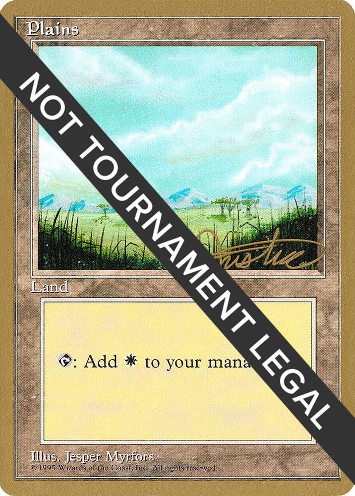Plains (mj365) (Mark Justice) [Pro Tour Collector Set]