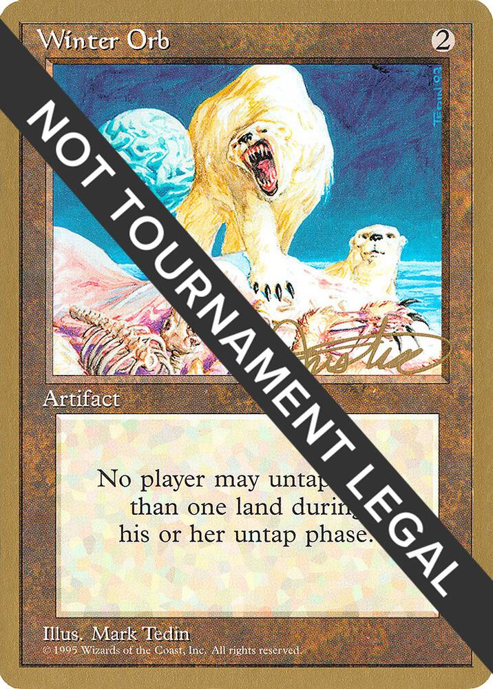 Winter Orb (Mark Justice) [Pro Tour Collector Set]