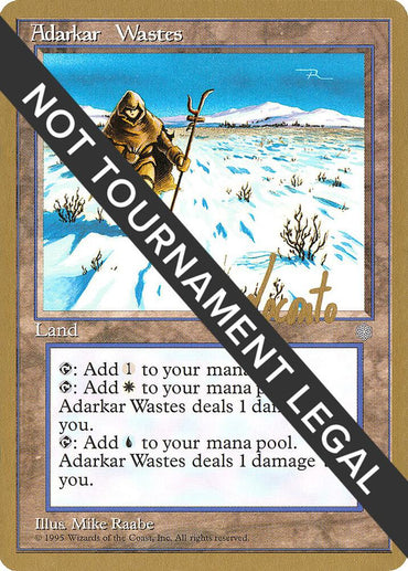 Adarkar Wastes (Michael Loconto) [Pro Tour Collector Set]