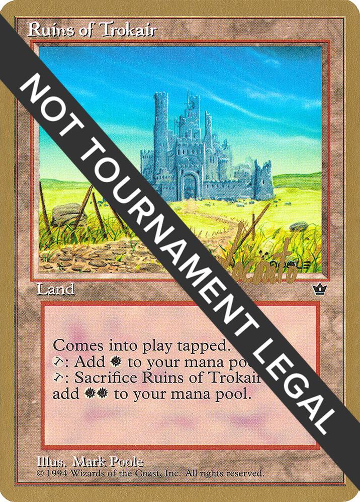 Ruins of Trokair (Michael Loconto) [Pro Tour Collector Set]