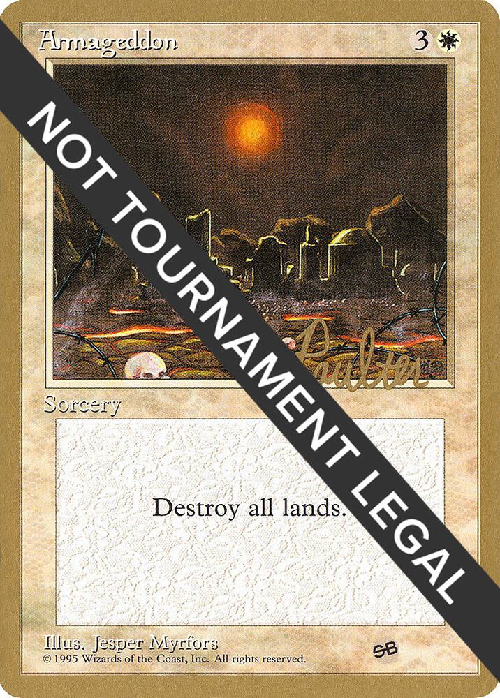 Armageddon (Preston Poulter) (SB) [Pro Tour Collector Set]