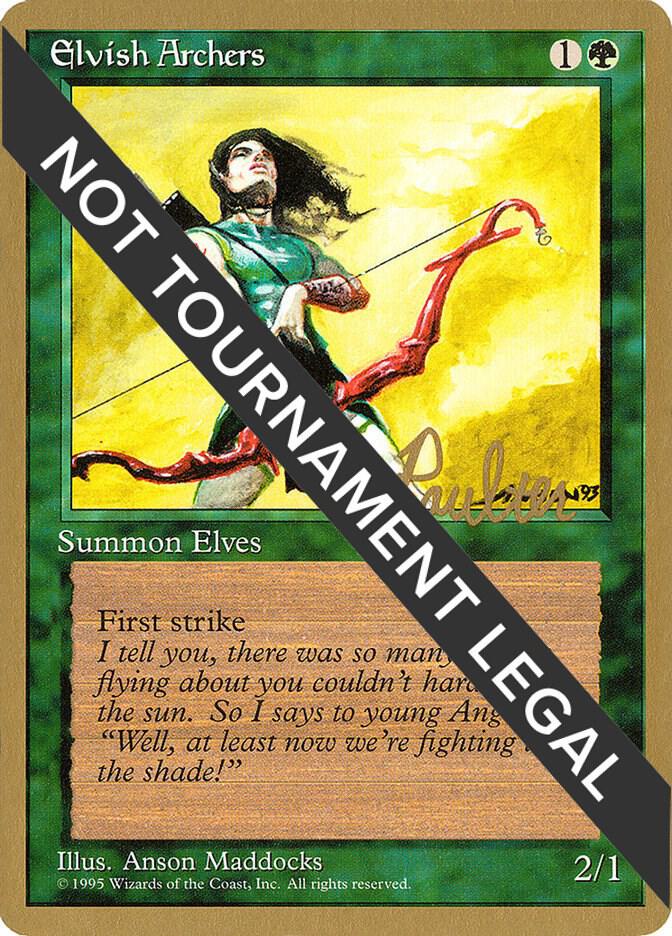 Elvish Archers (Preston Poulter) [Pro Tour Collector Set]