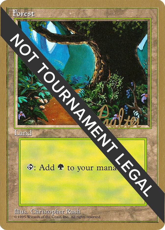 Forest (pp376) (Preston Poulter) [Pro Tour Collector Set]