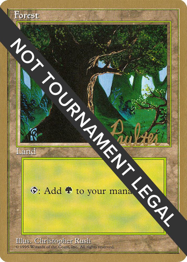 Forest (pp377) (Preston Poulter) [Pro Tour Collector Set]