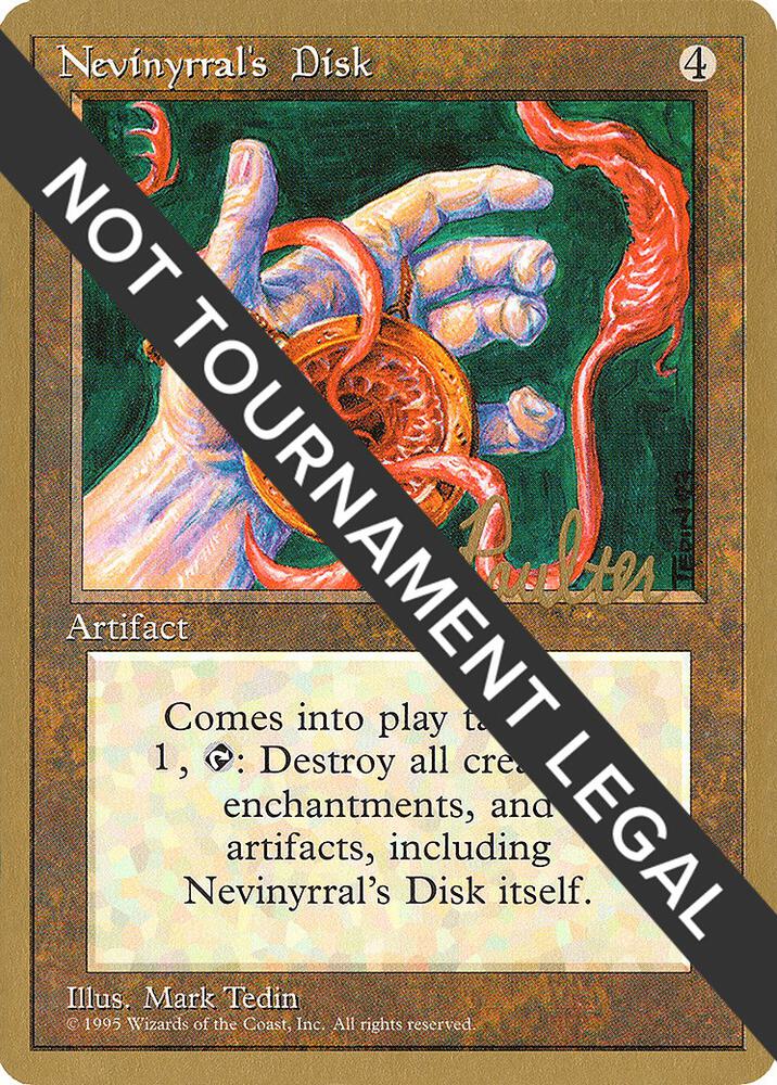 Nevinyrral's Disk (Preston Poulter) [Pro Tour Collector Set]