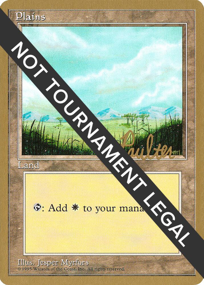 Plains (pp365) (Preston Poulter) [Pro Tour Collector Set]