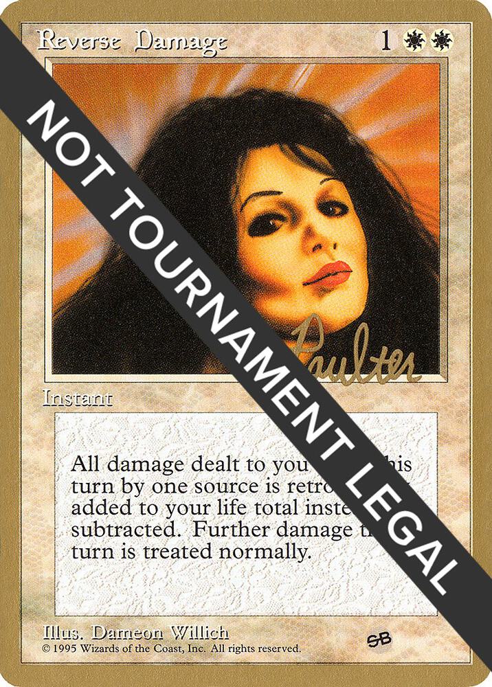 Reverse Damage (Preston Poulter) (SB) [Pro Tour Collector Set]
