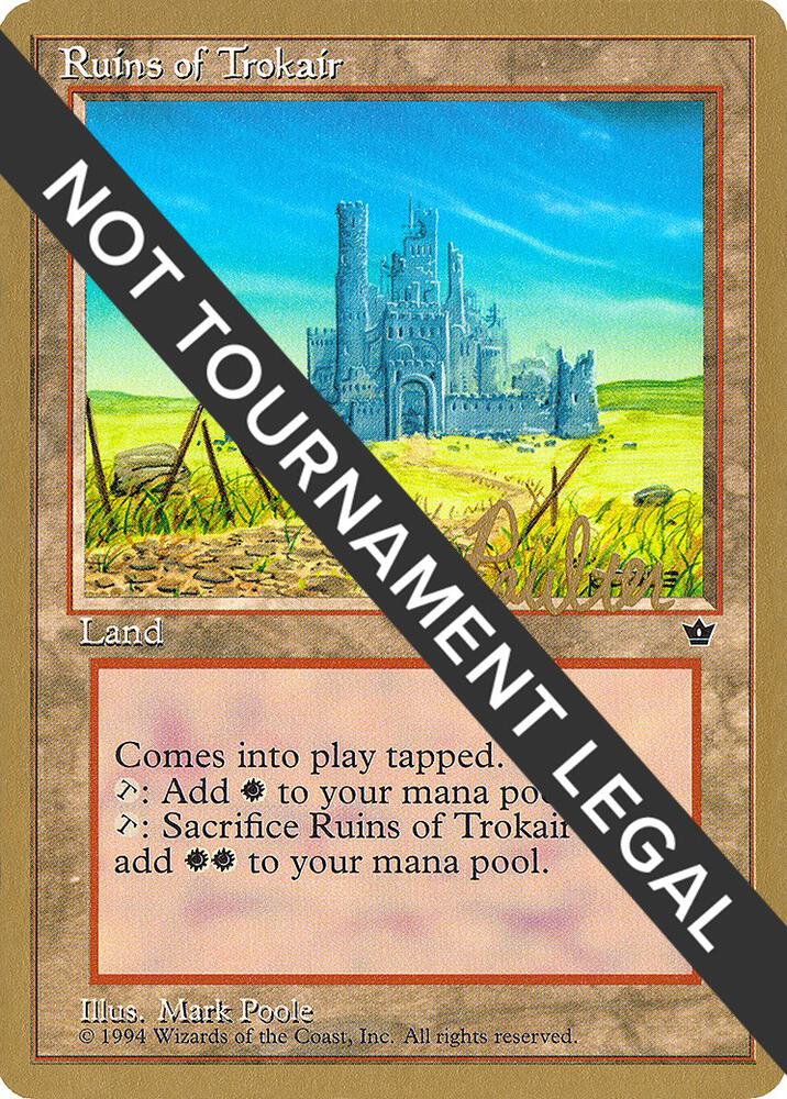 Ruins of Trokair (Preston Poulter) [Pro Tour Collector Set]