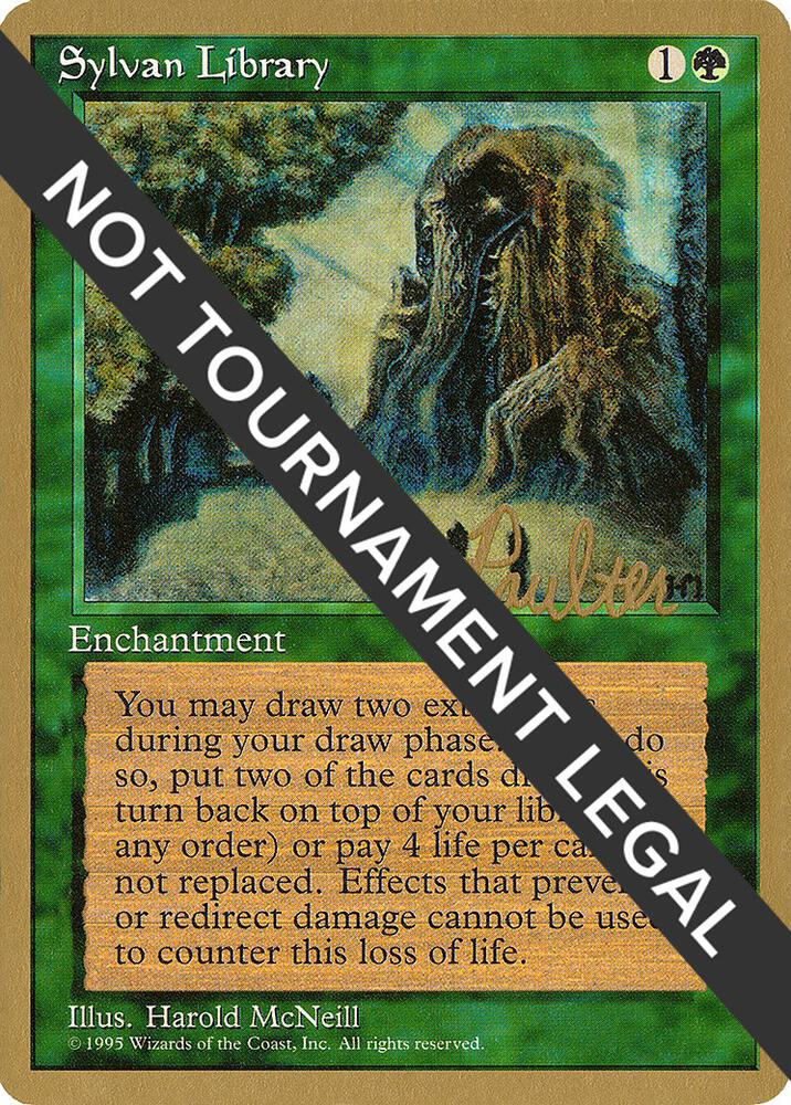 Sylvan Library (Preston Poulter) [Pro Tour Collector Set]