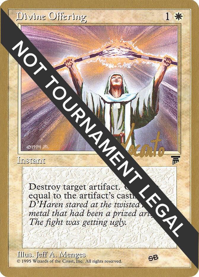 Divine Offering (Shawn "Hammer" Regnier) (SB) [Pro Tour Collector Set]