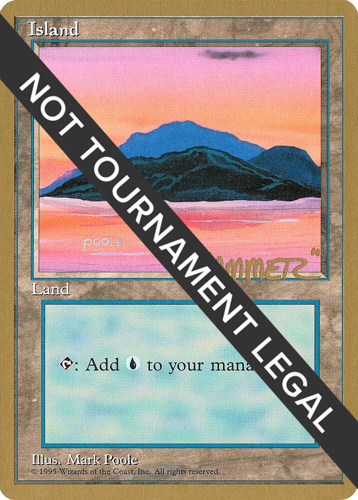 Island (shr369) (Shawn "Hammer" Regnier) [Pro Tour Collector Set]