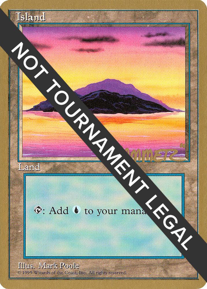 Island (shr368) (Shawn "Hammer" Regnier) [Pro Tour Collector Set]