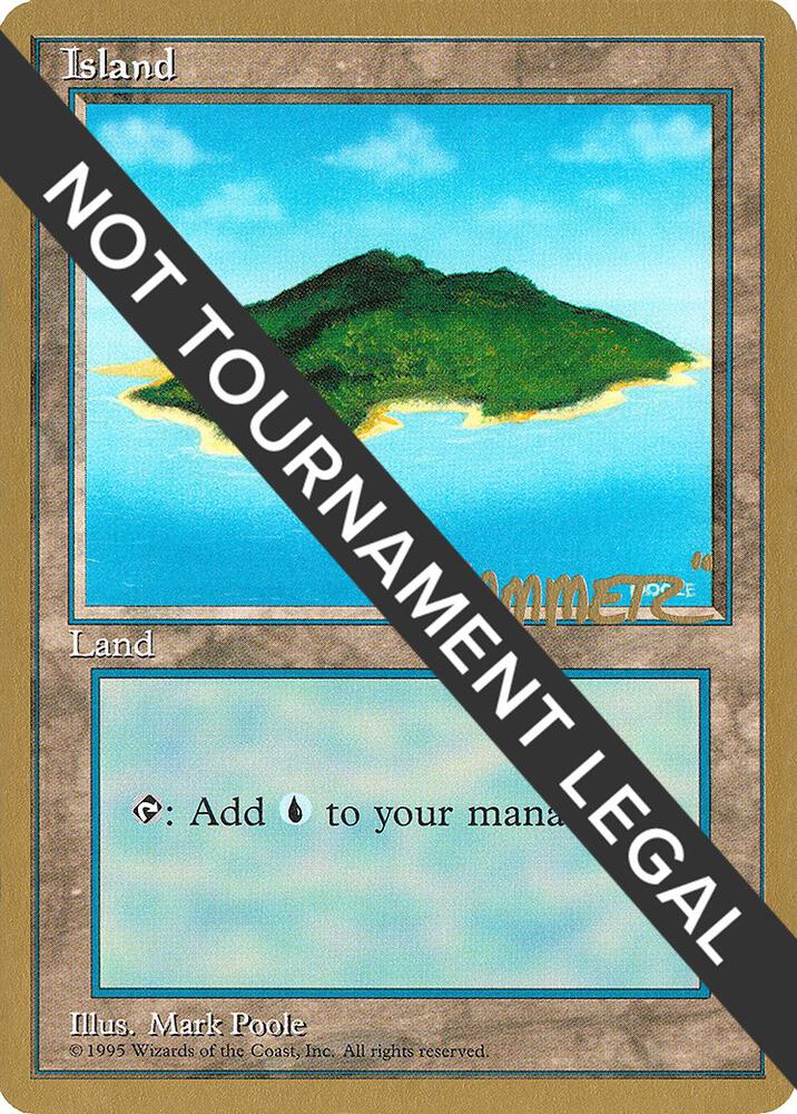 Island (shr367) (Shawn "Hammer" Regnier) [Pro Tour Collector Set]