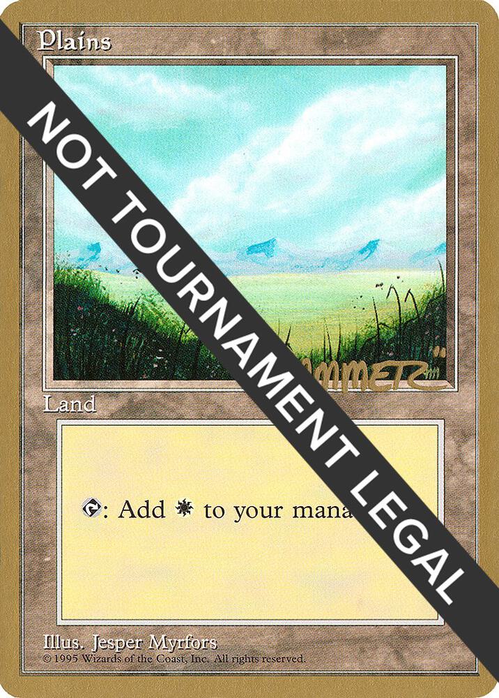 Plains (shr366) (Shawn "Hammer" Regnier) [Pro Tour Collector Set]