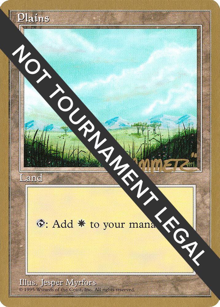 Plains (shr365) (Shawn "Hammer" Regnier) [Pro Tour Collector Set]