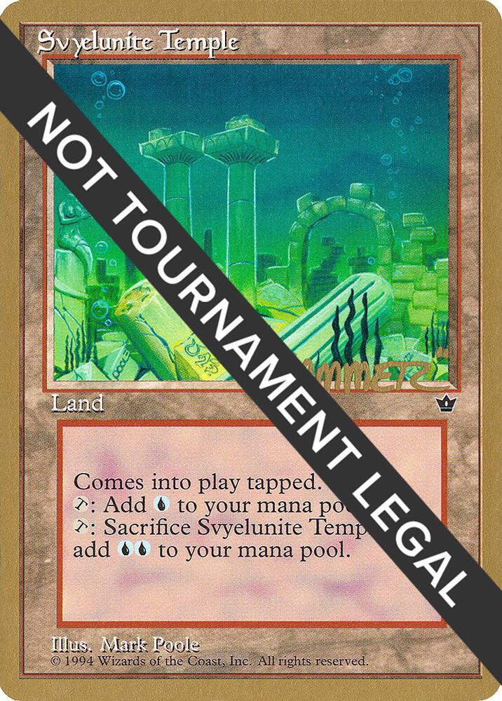 Svyelunite Temple (Shawn "Hammer" Regnier) [Pro Tour Collector Set]