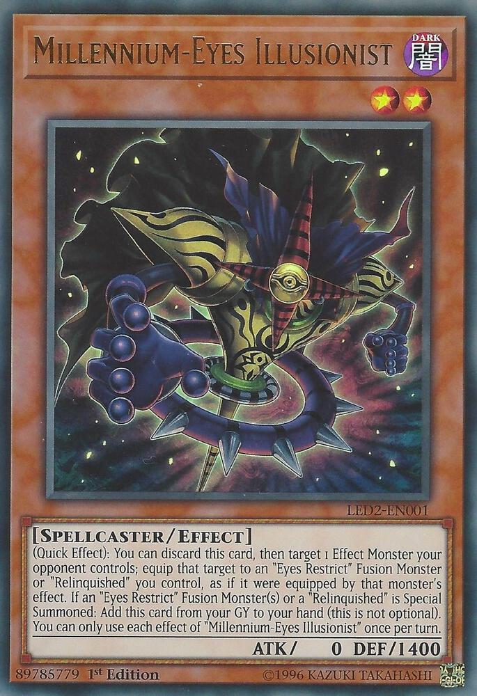 Millennium-Eyes Illusionist [LED2-EN001] Ultra Rare