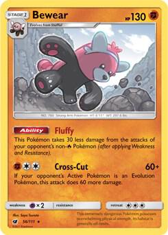 Bewear (56/111) (Prerelease Kit Exclusive) (Theme Deck Exclusive) [Sun & Moon: Crimson Invasion]